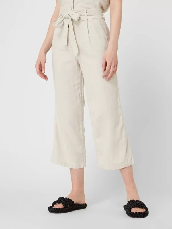 Only Culotte Aus Leinenmischung Modell ‚Caro‘ – Beige 5