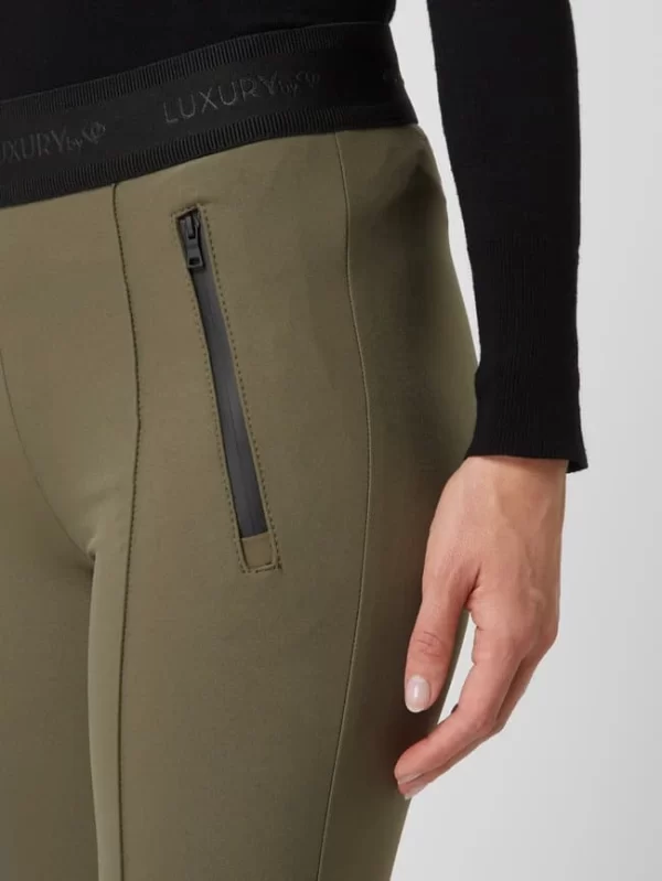 Toni Dress Regular Fit Schlupfhose Mit Stretch-Anteil Modell ‚Jenny‘ – Dunkelgrün 4
