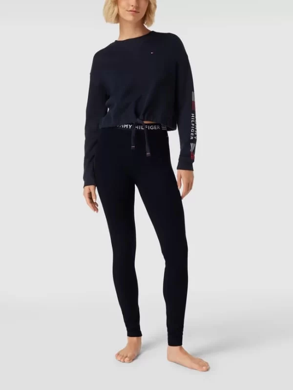 TOMMY HILFIGER Leggings Mit Logo-Bund – Marineblau 1