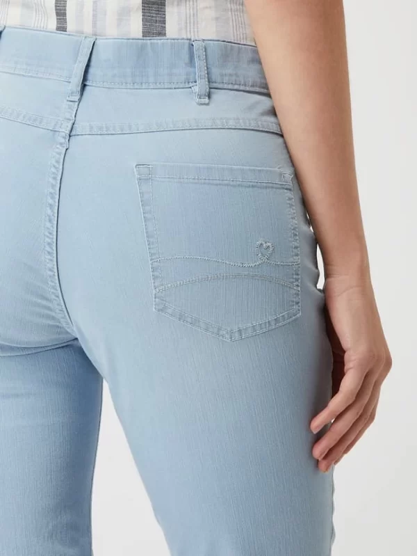 Zerres Straight Fit Jeans Mit Stretch-Anteil Modell ‘Greta’ – Hellblau 4