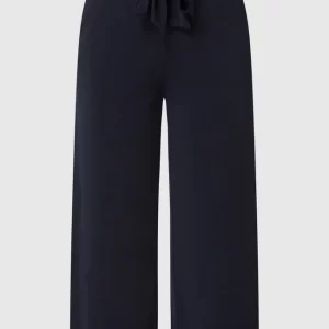 Kaffe Culotte Mit Gürtel Modell ‚Malli‘ – Marineblau 9
