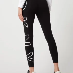 DKNY PERFORMANCE High Waist Sportleggings Mit Logo-Print – Weiß 16
