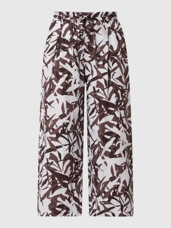 Gerry Weber Culotte Aus Leinen – Offwhite 3