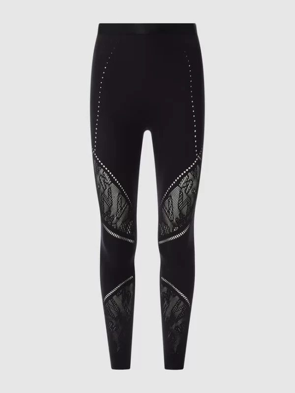 Wolford Sportleggings Mit Logo-Bund – Schwarz 3