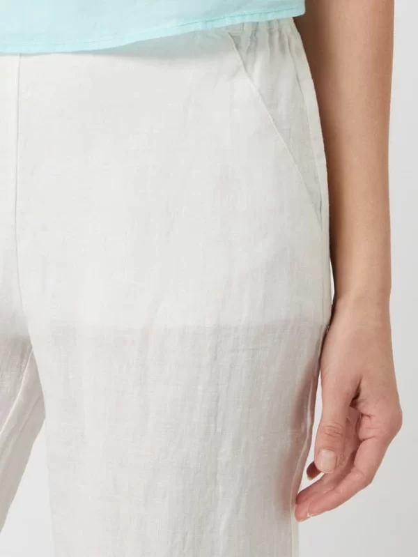 Emily Van Den Bergh Culotte Aus Leinen – Offwhite 4