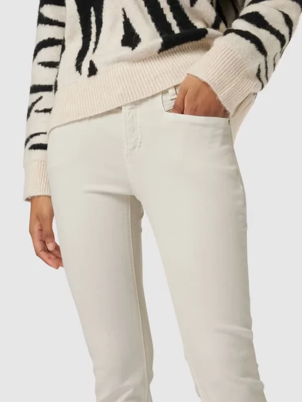 Cambio Mid Rise Jeans Im Straight Fit – Sand 4