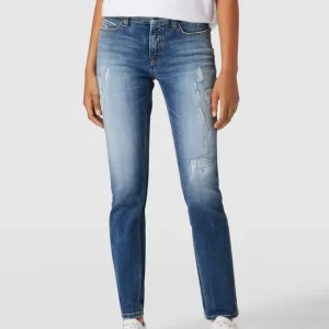 Cambio Jeans Mit Label-Patch – Blau 13