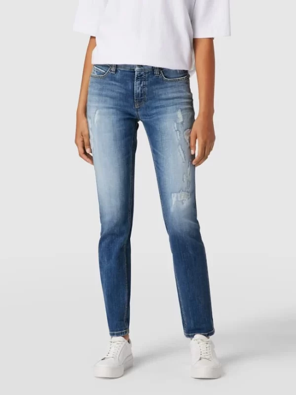 Cambio Jeans Mit Label-Patch – Blau 5
