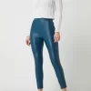 Guess Leggings In Leder-Optik – Dunkelgrün 19