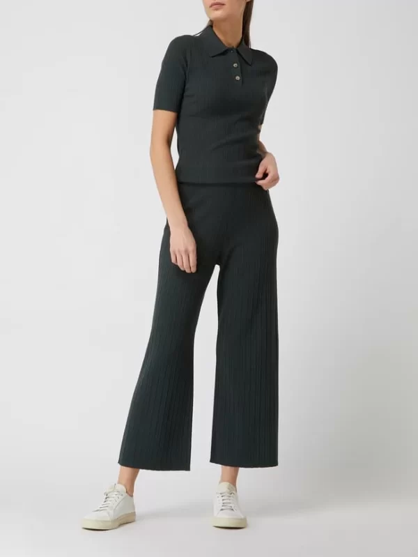 Marc O’Polo Denim Culotte Aus Viskosemischung – Khaki 1