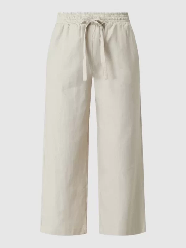 Soyaconcept Culotte Aus Leinen-Viskose-Mix – Sand 3