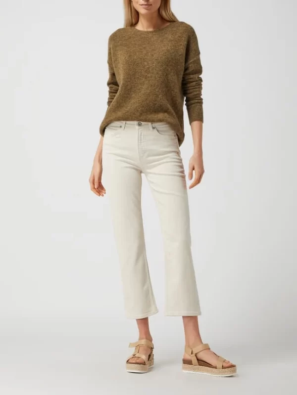 Marc O’Polo Straight Fit High Waist Jeans Mit Stretch-Anteil Modell ‘Linde’ – Sand 1