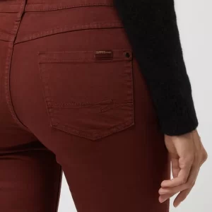 Zerres Straight Fit Jeans Mit Stretch-Anteil Modell ‘Cora’ – Dunkelrot 11