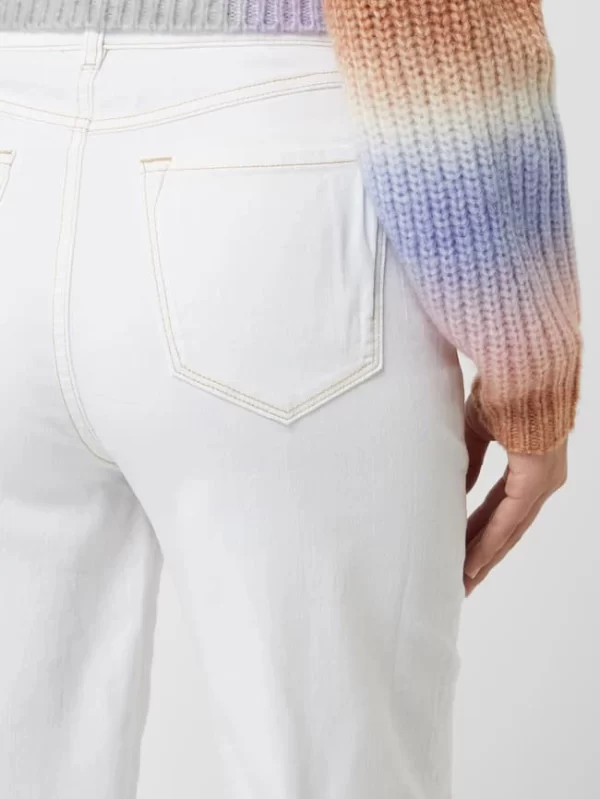 Tom Tailor Denim Culotte Mit Stretch-Anteil – Weiß 4