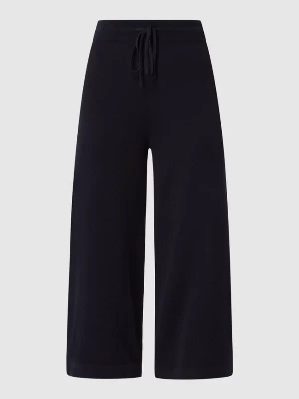 Fynch-Hatton Culotte Mit Elastischem Bund – Marineblau 3