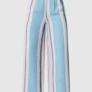 Esprit Culotte Aus Leinen-Viskose-Mix – Blau 9