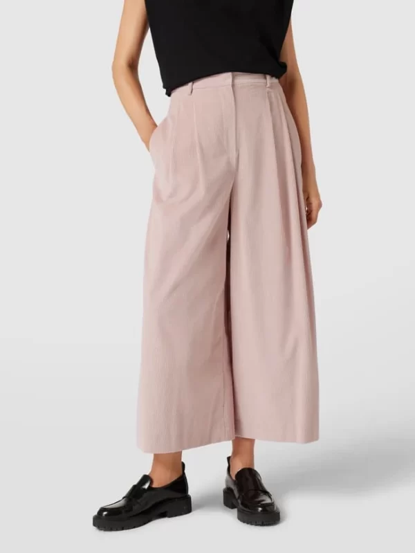 Weekend Max Mara Culotte Aus Cord Mit Bundfalten Modell ‚ACINO‘ – Hellrosa 5