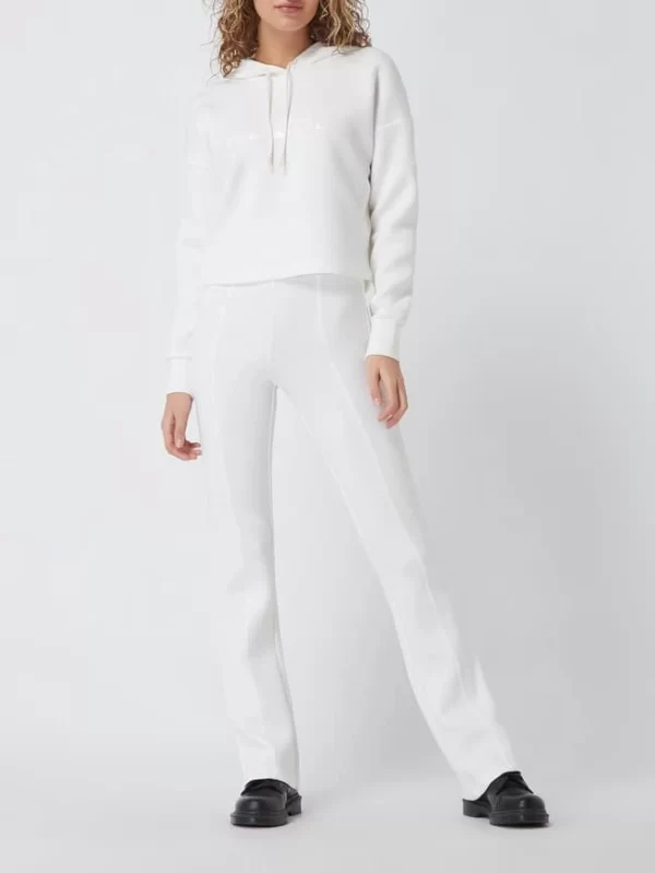 Guess Activewear Flared Leggings Aus Scuba – Weiß 1