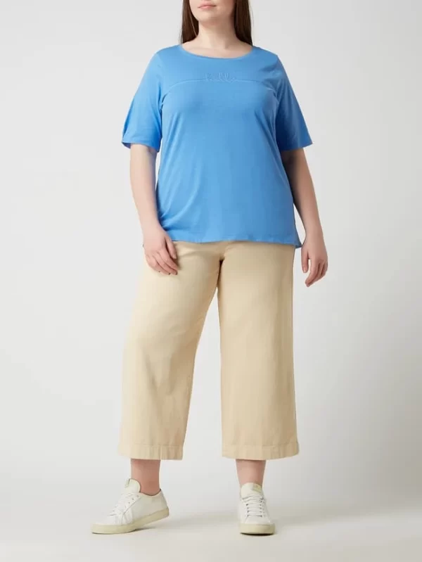 Tom Tailor Plus Loose Fit Culotte Aus Denim – Sand 1