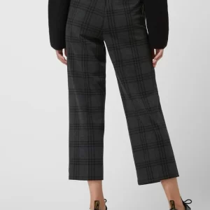 Tom Tailor Culotte Mit Karomuster – Anthrazit 15