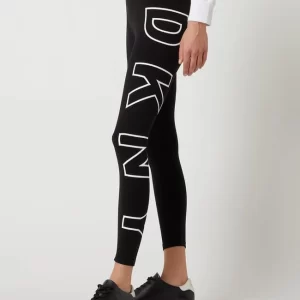 DKNY PERFORMANCE High Waist Sportleggings Mit Logo-Print – Weiß 18
