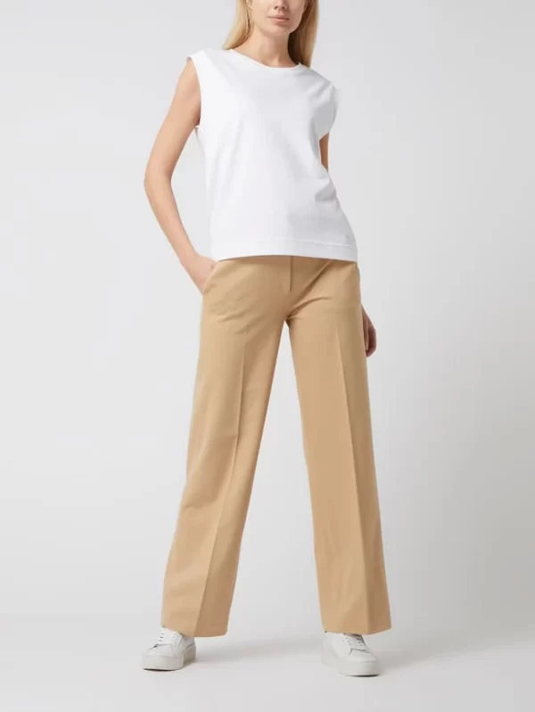 Esprit Collection High Rise Marlenehose Aus Viskosemischung – Camel 1