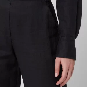 Emily Van Den Bergh Culotte Aus Leinen – Schwarz 11