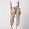 Esprit Culotte Mit Gürtel Zum Binden – Taupe 19