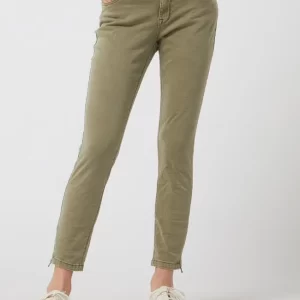 Buena Vista Slim Fit Jeans Mit Label-Applikation – Olivgrün 13