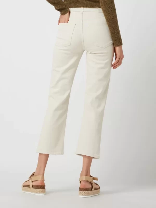 Marc O’Polo Straight Fit High Waist Jeans Mit Stretch-Anteil Modell ‘Linde’ – Sand 6