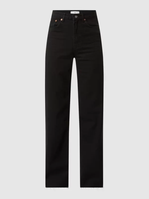 Mango Regular Fit Jeans Aus Baumwolle ‘Telma’ – Schwarz 3