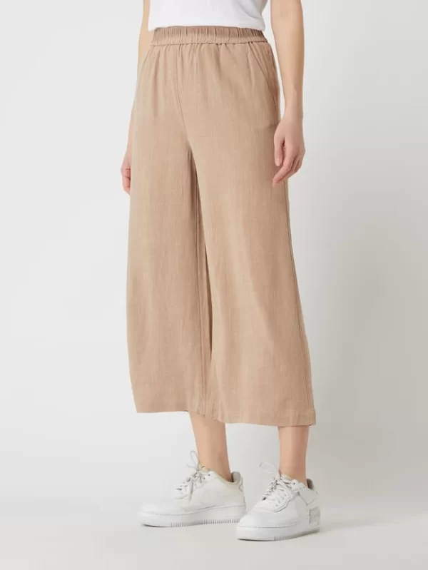 Pieces Culotte Aus Viskose-Leinen-Mix Modell ‚Vinsty‘ – Terrakotta 5