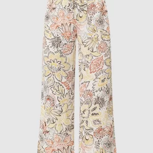 Gerry Weber Edition Culotte Aus Viskose Mit Floralem Muster – Ecru 9