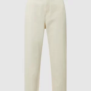 Mango Cropped High Waist Jeans Aus Baumwolle Modell ‘Slouchy’ – Offwhite 9