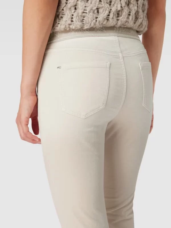 Marc Cain Jeggings In Samt-Optik – Ecru 4