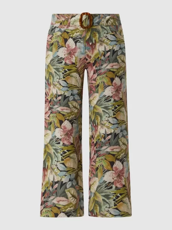 Zerres Culotte Aus Leinen – Khaki 3