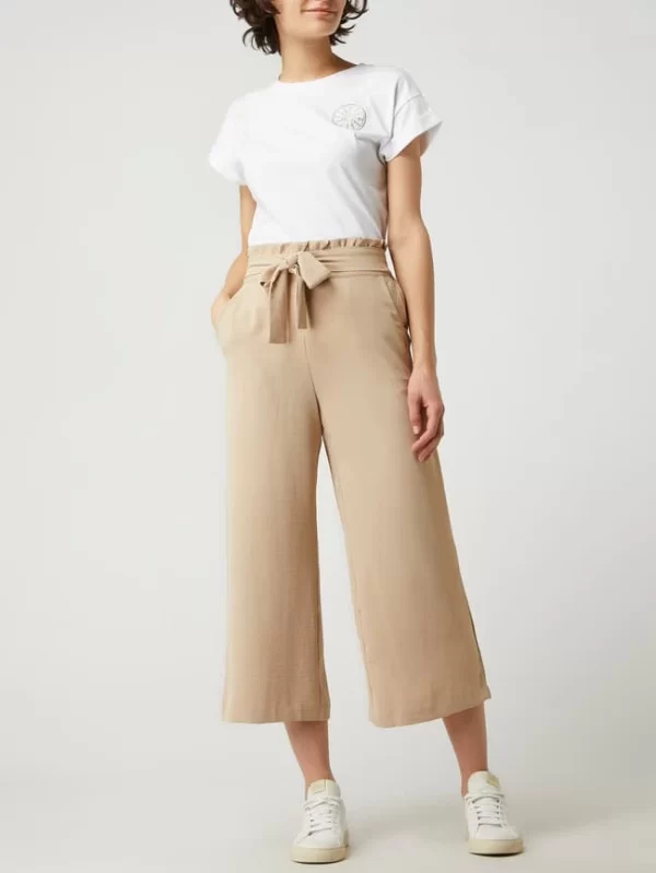 Vila Culotte Mit Gürtel Modell ‚Virasha‘ – Beige 1