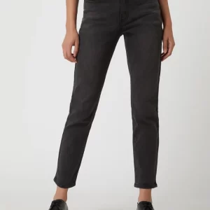 Vila Straight Fit Jeans Mit Stretch-Anteil Modell ‘Stray’ – Schwarz 13