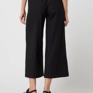 Soyaconcept Culotte Aus Leinen-Viskose-Mix – Schwarz 15