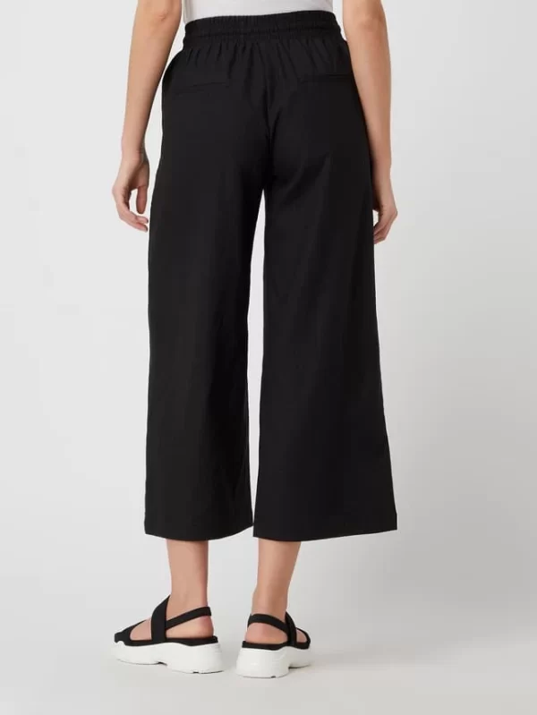Soyaconcept Culotte Aus Leinen-Viskose-Mix – Schwarz 6