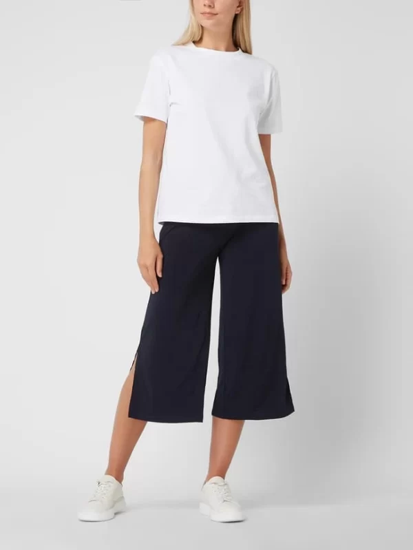 Kaffe Culotte Mit Gürtel Modell ‚Malli‘ – Marineblau 1