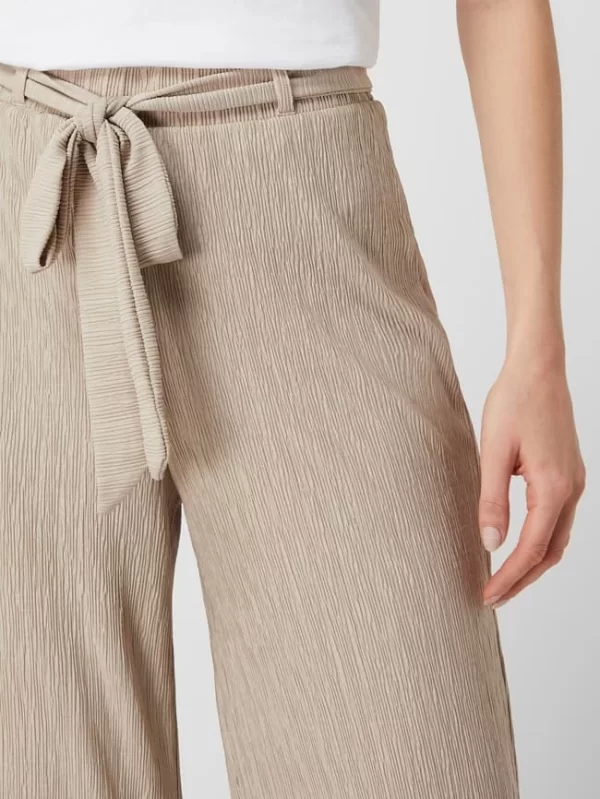 Esprit Culotte Mit Gürtel Zum Binden – Taupe 4