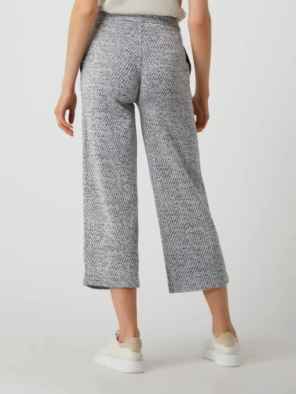 Rich & Royal Culotte Mit Effektgarn – Marineblau 6