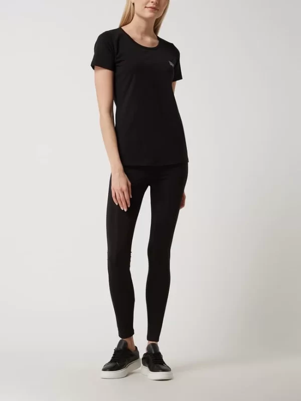 LIU JO SPORT Sportleggings Mit Logo – Schwarz 1