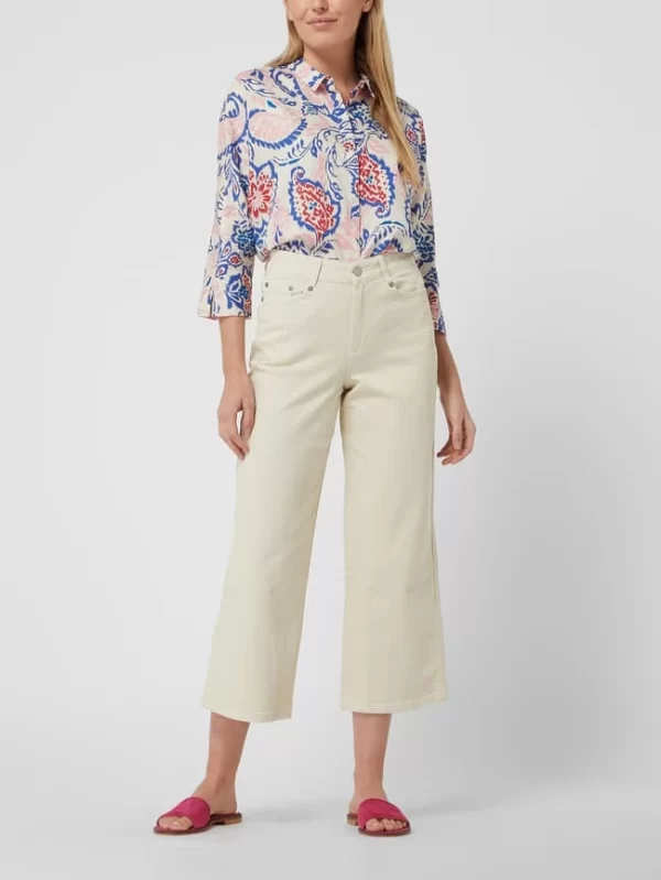 Smith And Soul Culotte Aus Denim – Beige 1
