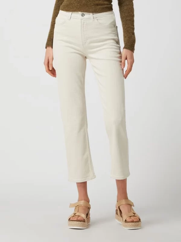 Marc O’Polo Straight Fit High Waist Jeans Mit Stretch-Anteil Modell ‘Linde’ – Sand 5