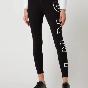 DKNY PERFORMANCE High Waist Sportleggings Mit Logo-Print – Weiß 14