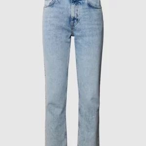 Jake*s Casual Straight Fit Jeans Aus Baumwolle – Hellblau Meliert 10
