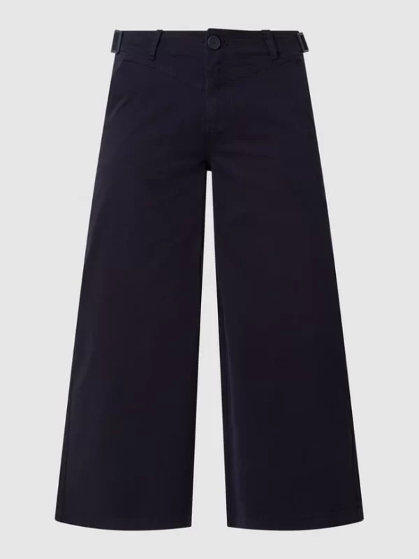S.Oliver RED LABEL Culotte Mit Stretch-Anteil – Marineblau 3