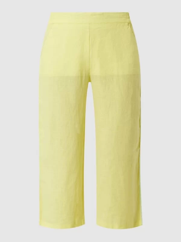Emily Van Den Bergh Culotte Aus Leinen – Hellgelb 3